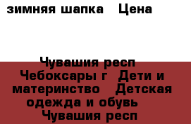 зимняя шапка › Цена ­ 250 - Чувашия респ., Чебоксары г. Дети и материнство » Детская одежда и обувь   . Чувашия респ.